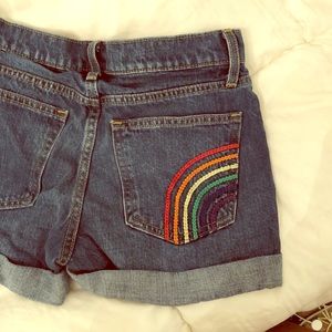 GAP rainbow shorts